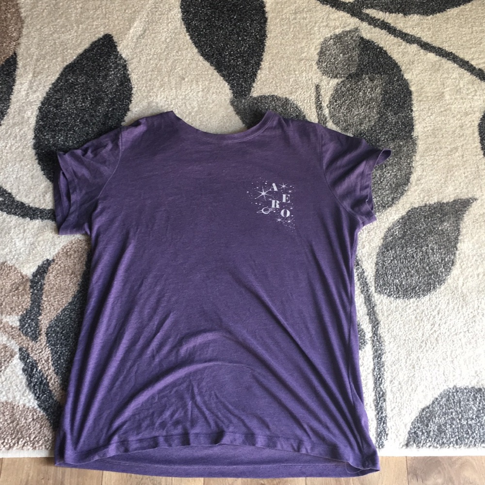 Aeropostale purple shirt with Astro detail